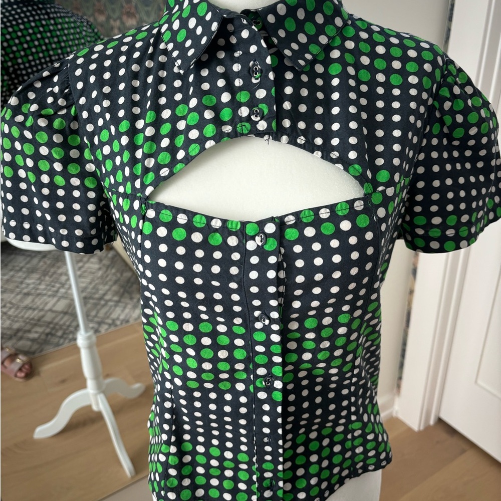 Anthropologie Walter Baker short sleeve button down